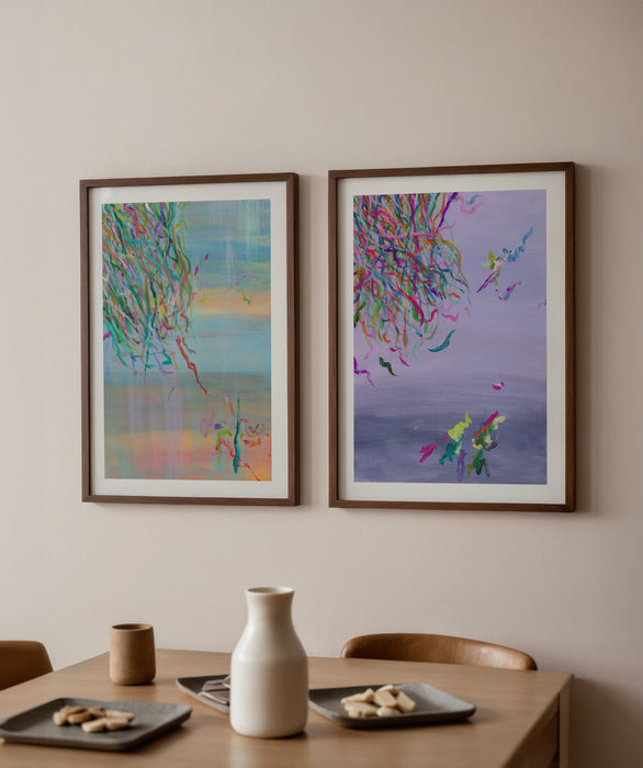 Streamers 11 - Abstract Art Print