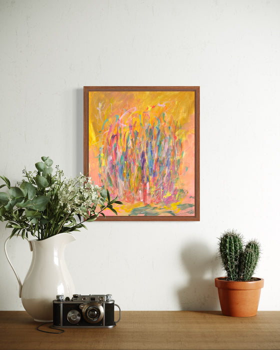 Little Campfire 7 - Abstract Art Print