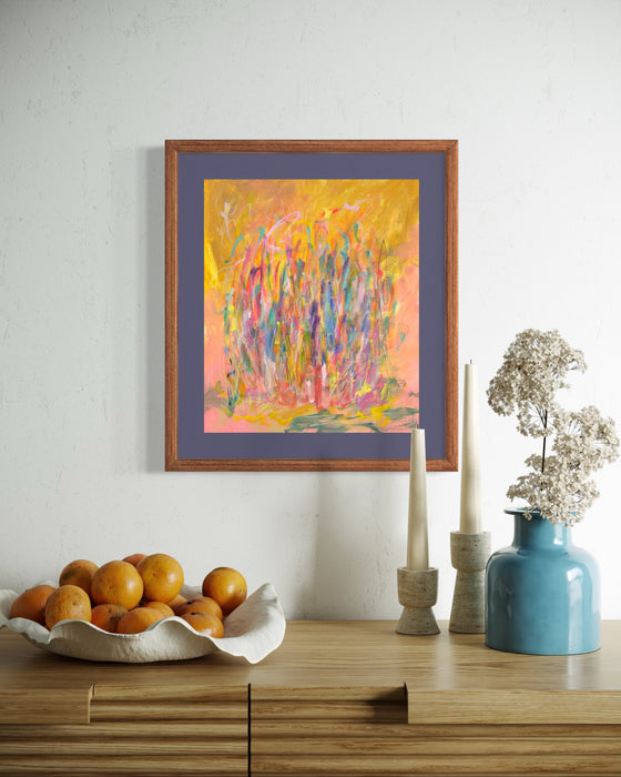 Little Campfire 7 - Abstract Art Print