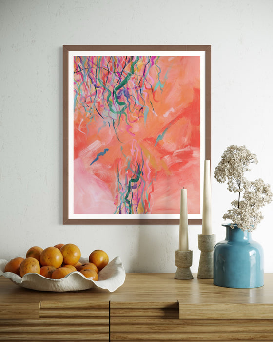 Streamers 7 - Abstract Art Print