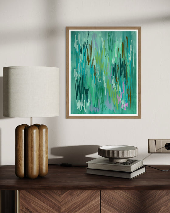 Squiggles 2, Abstract Art Print