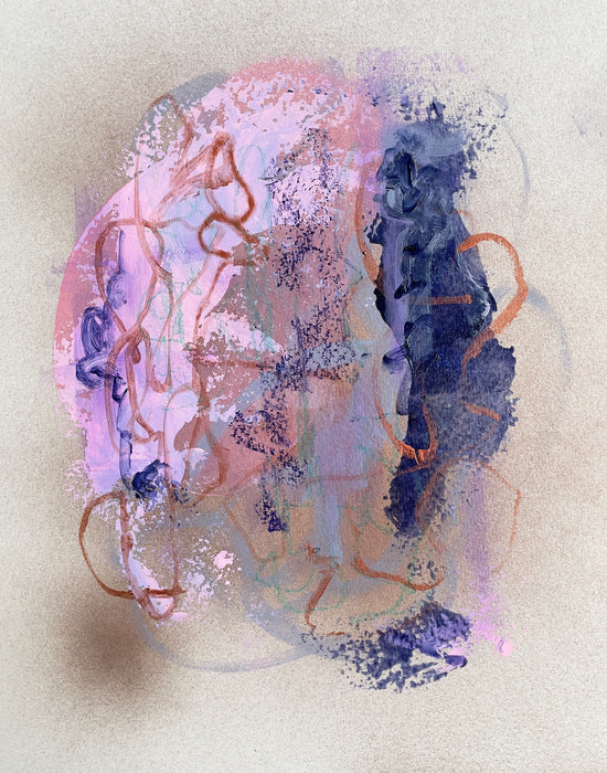 Purple - Abstract Original Painting