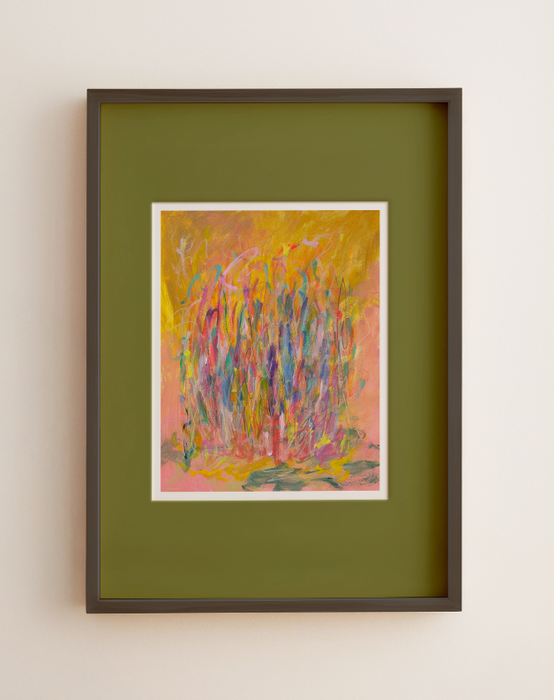 Little Campfire 7 - Abstract Art Print
