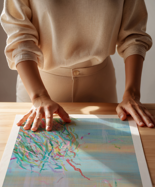 Streamers 10 - Abstract Art Print