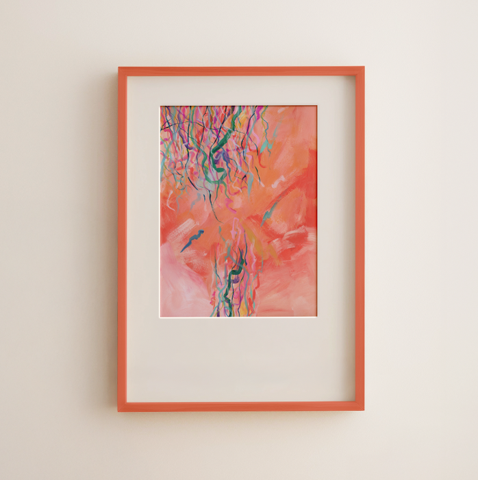 Streamers 7 - Abstract Art Print