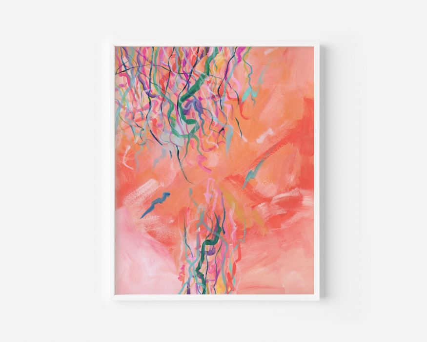 Streamers 7 - Abstract Art Print