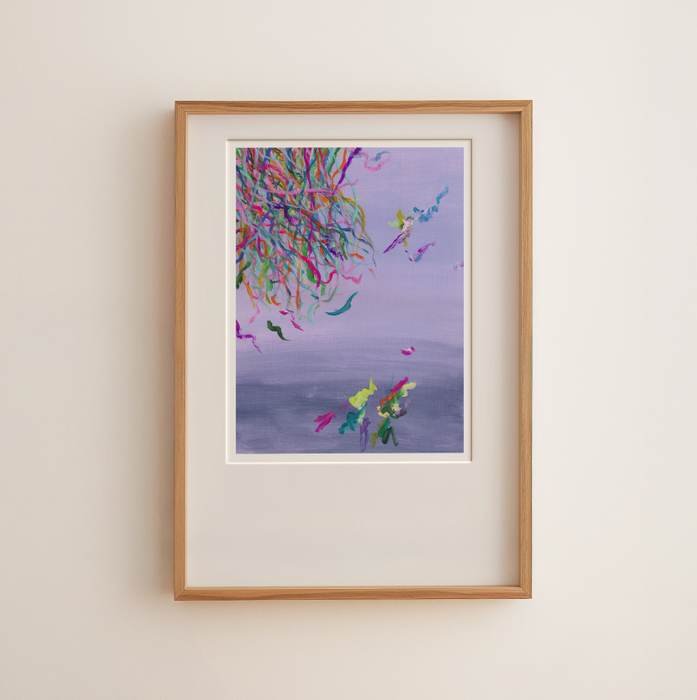 Streamers 11 - Abstract Art Print