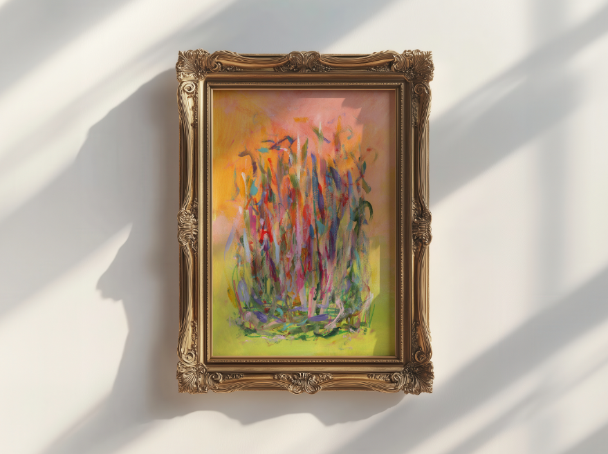 Little Campfire 2 - Abstract Art Print