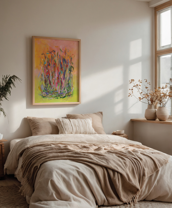 Little Campfire 2 - Abstract Art Print