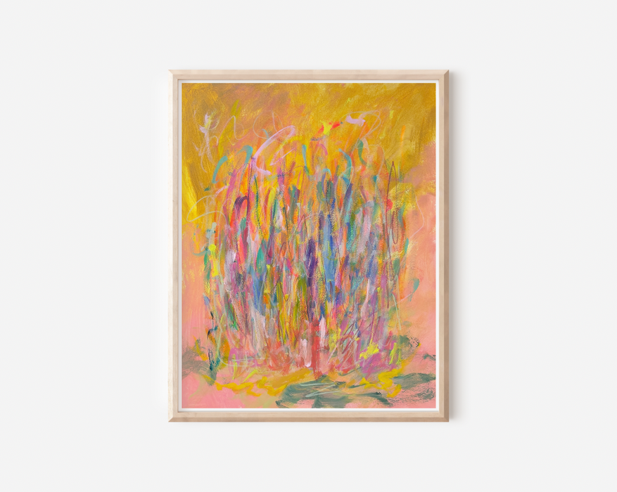 Little Campfire 7 - Abstract Art Print