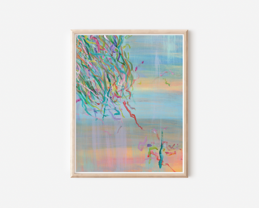 Streamers 10 - Abstract Art Print