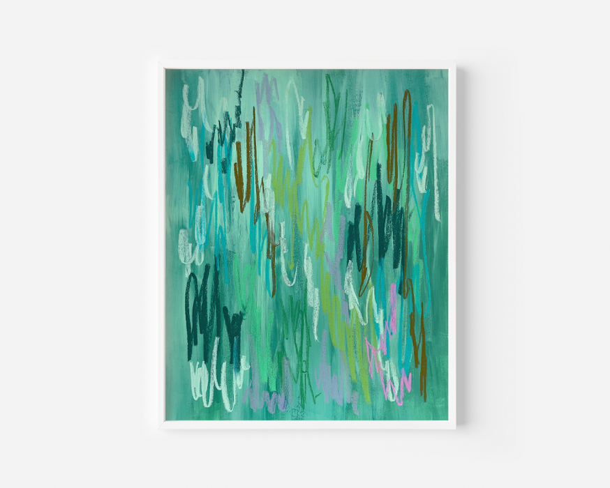 Squiggles 2, Abstract Art Print