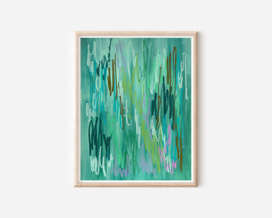 Squiggles 2, Abstract Art Print