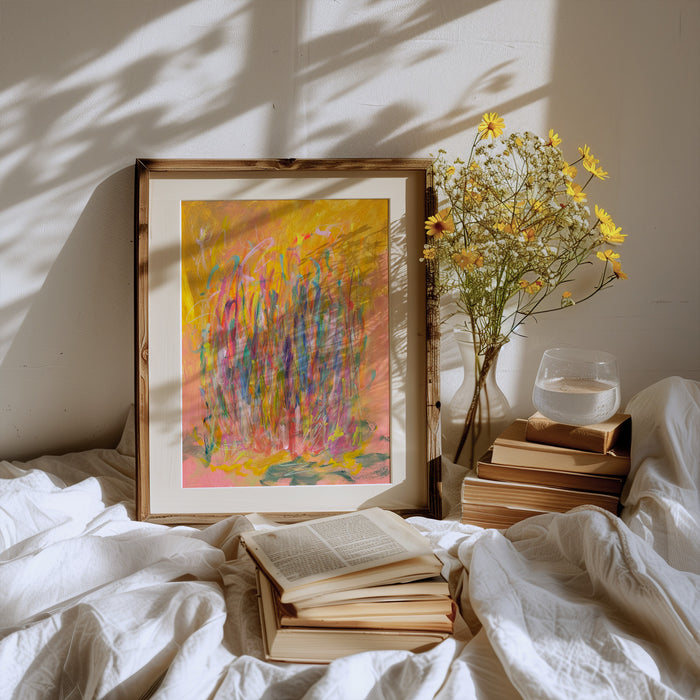 Little Campfire 7 - Abstract Art Print